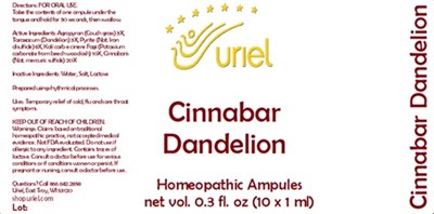 Cinnabar Dandelion Ampules (Cinnabar Dandelion Ampules)